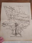 Map   Brochure Los Angeles City   County  lines 1912 1913 Southern Ca He Brook
