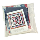 Patriotic Floral  blooming  Quilt Kit W  Riley Blake Fabric   2024 Open Gate