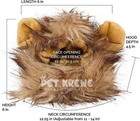 Pet Krewe Cat Lion Mane Halloween Costume Lion Mane For Cats