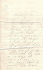 1876 North Pitcher  New York Cancel On Cover With Enclosed Letter