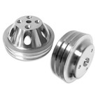 For Chevy Sbc 350 1955-1986 2   3 Grooves Long Water Pump Crankshaft Pulley Kit