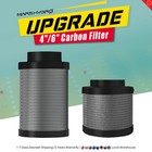 Mars Hydro 4 6  Refillable Air Carbon Filter Odor Control For Inlinefan Growtent