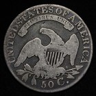 1829 Capped Bust Silver Half Dollar Vg  E359 Tufm