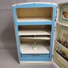 Vintage 1950s Wolverine Child   s Play Toy Refrigerator Metal Kitchen Toy