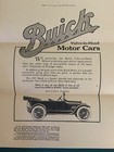 1914 1915 Buick Motor Car Dealer Advertising Promo Broadside Original Envelope