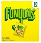 Funyuns Onion Ring Flavored Snack Chips  10 Count Multipack Free Shipping