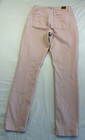 L l  Bean Women   s Pink Skinny Jeans Size 8 Stretch Denim Pants