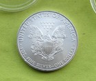 2009 Usa American Eagle Bullion  1 Dollar 1oz Troy 999 Fine Silver Coin  31 36g 