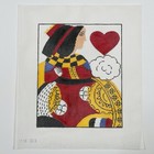 Mrs Blandings Queen Of Hearts Kcn Needlepoint Canvas   Mb-013  9 5 x11 5   13 Ct