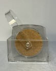 Retro Set 6 - Mcm Clear Lucite Acrylic   Cork Coasters   Carrying Caddy Holder
