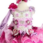 Jenniferwu Infant Toddler Baby Girl Handmade Beaded Birthday Princess Dress