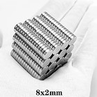 100pcs 8x2mm Round Magnets Strong Disc Magnets Magnetic Sheet Diy Crafts