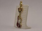 Hard Rock Cafe Pin Atlanta Burgundy Fender  Guitar Le