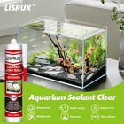 4 Pack Aquarium Silicone Clear Sealant  High Elasticity  Safe For Fish fast C