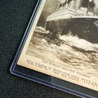 Rare 1911 Unused White Star Lines    olympic         titanic    Postcard Pre-disaster
