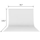 5x10ft White Backdrop Background Screen Photo Video Photography Studio Non-woven