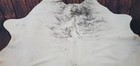 Cowhide Rug Grey Brindle Light Grey Brazilian Natural Hair On Hide 7ft X 6 8ft