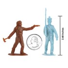 Bmc Cts Alamo Texan Mexican Plastic Army Texan Mexico Soldier Brown Blue Figures
