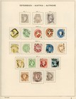 Spectacular Austria And Colonies Collection Mint And Used In Schaubek Album