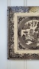 Antique Brown Willow Transferware Decorative Subway Tile 6    X 6   