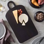 Better Homes Garden Black Wood Serving Board Durability And A Sleek Appearance 