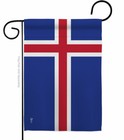 Iceland Garden Flag Regional Nationality Decorative Small Gift Yard House Banner