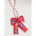Vera Bradley Anthro Plush Puffy Bow Shaped Bag Charm  Keychain  Ornament