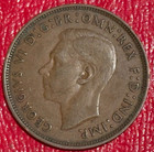 High Grade Xf au Details 1938 Great Britain Large Penny Coin-dec257