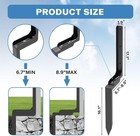 2 Pcs Post Repair Kit Heavy Duty Fence Post Anchor Repair Stakes