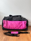 Adidas Team Issue Duffel Bag Unisex Intense Pink Black Silver Logo Size Medium