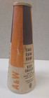 Vintage Rare A w Root Beer One Quart Liquid Cone  with Cap  Fantastic Decor Item