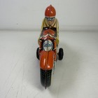 Vtg 1960 s Portillo Tin Motorcycle Technofix Continental Tire Made In Mexico