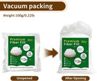 Polyfill Stuffing Fiber Fill 100g 0 22lb premium Fiberfill 100g 0 22lb  White 