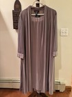 R m Richards Women s Taupe Mother Of Bride groom Dress   Jacket Set Size 16w Nwt