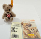 Vintage Miniature Steiff Jointed Pose-able Milk Coffee Teddy Bear 3 25     039256