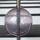 Purple   Sun Colored Amethyst Shinn-system Lightning Rod Ball And Mounted Rod