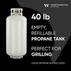 Worthington Pro Grade 40 Lb  Empty Propane Tank
