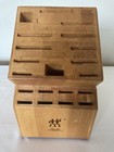 Zwilling J a  Henckels Hardwood Knife Block Empty Pre-owned 35101-c-901