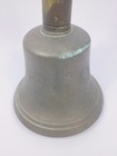 Robert Wells Brass Hand Bell  Late 18th Century  Incised With R Wells And J2 