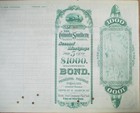 Cornelius Vanderbilt Ii Autograph 1880 Railroad Bond Certificate Canada Southern