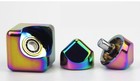 Fidget Spinner Cube Edc Toy Metallic Cube Stress Anxiety Relief For Adult
