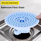 1pc Floor Drain Cover Anti Odor Hair Catcher Universal Sink Strainer Tool -new