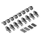 Roller Tip Rocker Arms 1 6 Ratio 3 8 Polylocks For 1955-86 Sbc Chevy 305 350 400