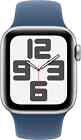 Apple Watch Se 2 40mm Silver Aluminum - Denim Sport Band Mxed3ll a
