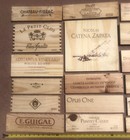 Wood Wine Box 17 Panel Lot Crate Ends Cellar Art Vineyards