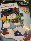 Design Works Felt Stocking Kit 18    Snowman   Red Cardinals 5267-j Christmas New