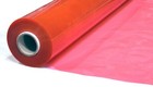 Bright Red Tinted Clear Vinyl 10 Gauge Pvc Transparent Plastic Fabric   Yard 54 