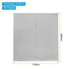2 Pack 12  Polarized Film Sheets Adhesive Polarizer 25 6x17 3cm 10 1x6 8 