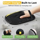 Zarad Pet Hair Removal Glove For Dogs   Cats     Electrostatic Reusable Black