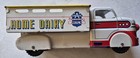 Vintage Louis Marx Home Dairy Delivery Truck With Glass Milk Bottle